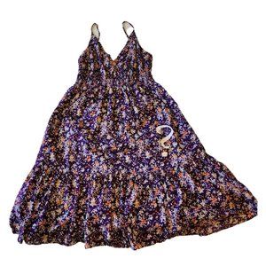 Rhetorical Factory Floral Purple Dress Size Medium